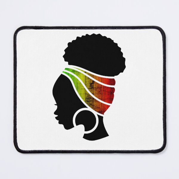 Item preview, Afro Woman with African Rasta Colors, Black History  designed and sold by Logiamerch.