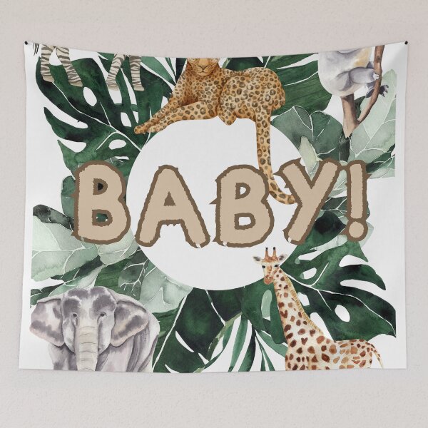 Item preview, Baby T-shrit,cute animal shirts,Baby t-shirt,cute wild animal print shirt designed and sold by MissCirce1993.