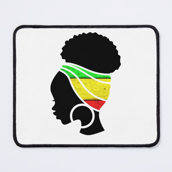 Item preview, Afro Woman with African Rasta Colors, Black History  designed and sold by Logiamerch.