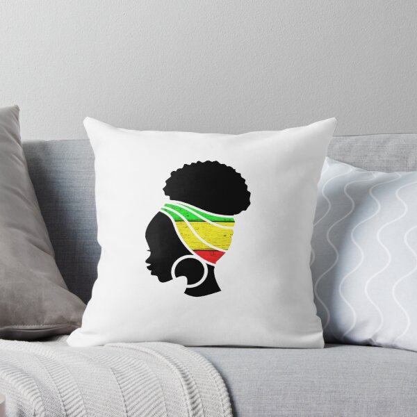 Item preview, Afro Woman with African Rasta Colors, Black History  designed and sold by Logiamerch.