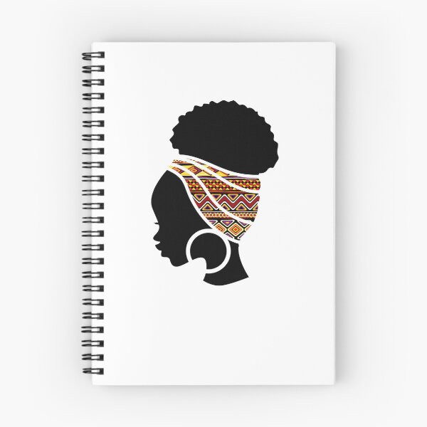 Item preview, Afro Woman with African Pattern, Black History  designed and sold by Logiamerch.