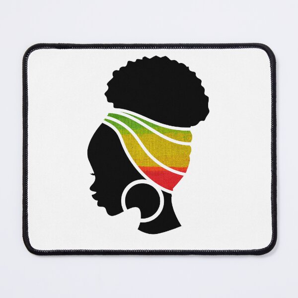 Item preview, Afro Woman with African Rasta Colors, Black History  designed and sold by Logiamerch.