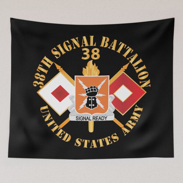 Item preview, Army - 38th Signal Battalion - DUI - US Army w BN Number - Sig Br X 300 designed and sold by Military Insignia Products.