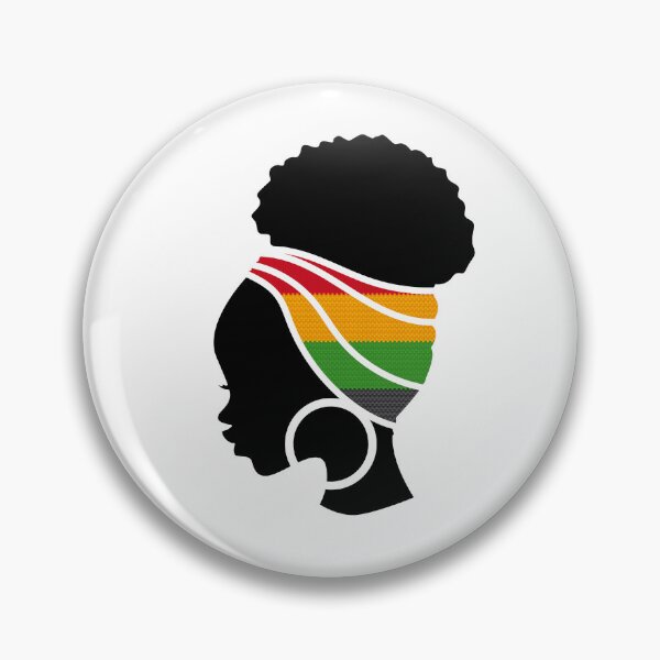 Item preview, Afro Woman with African Rasta Colors, Black History  designed and sold by Logiamerch.