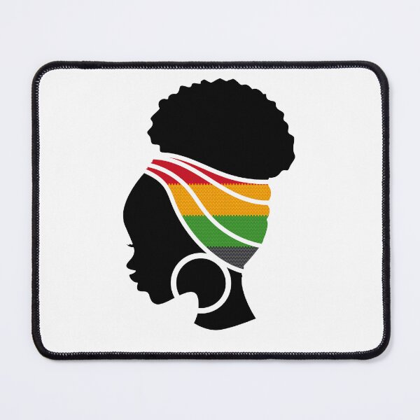 Item preview, Afro Woman with African Rasta Colors, Black History  designed and sold by Logiamerch.