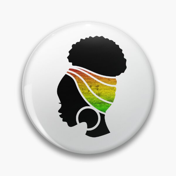 Item preview, Afro Woman with African Rasta Colors, Black History  designed and sold by Logiamerch.