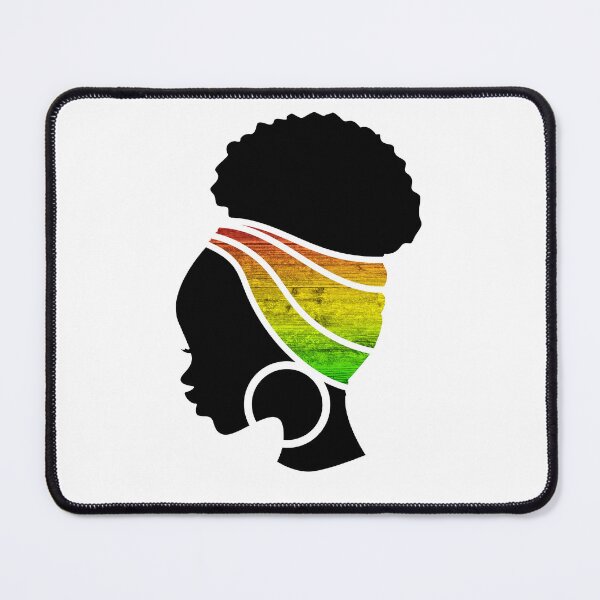 Item preview, Afro Woman with African Rasta Colors, Black History  designed and sold by Logiamerch.