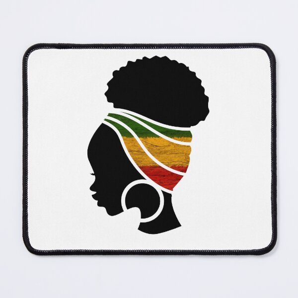 Item preview, Afro Woman with African Rasta Colors, Black History  designed and sold by Logiamerch.