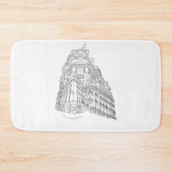 Item preview, Paris buildings line art designed and sold by matttrea.