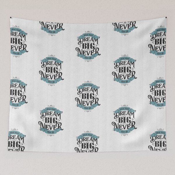 Item preview, WORK HARD DREAM BIG NEVER GIVE UP designed and sold by snevi.