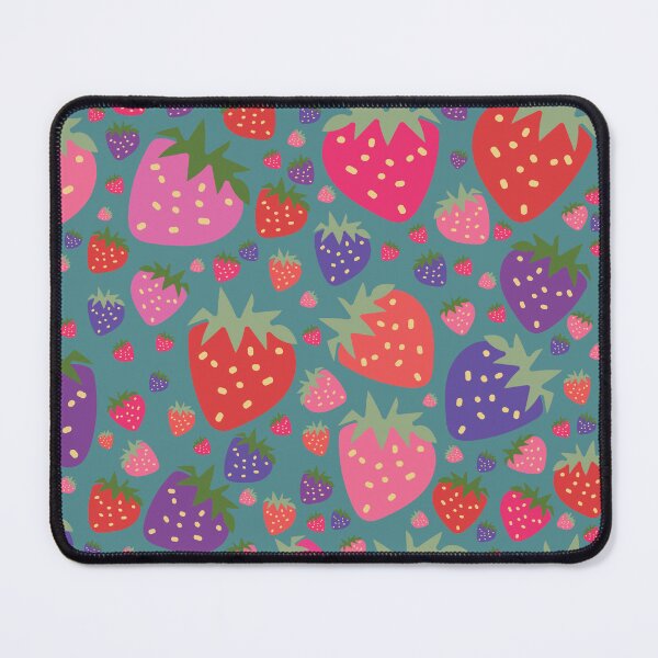 Item preview, vector hand drawn strawberries, seamless pattern designed and sold by 137Lanternes.