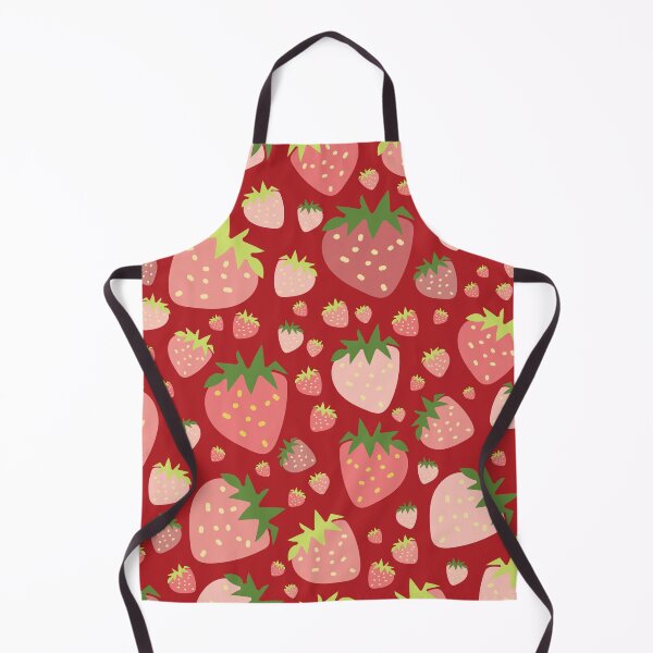 Aperçu de l'œuvre vector hand drawn strawberries, seamless pattern créée et vendue par 137Lanternes.