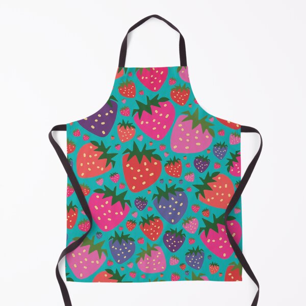 Aperçu de l'œuvre vector hand drawn strawberries, seamless pattern créée et vendue par 137Lanternes.
