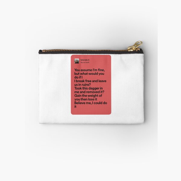 Item preview, Taylor Swift Lyrics Tolerate It Evermore Eras Tour  designed and sold by mabelsyrupshop.