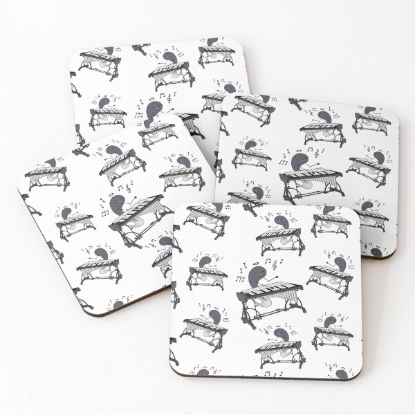 Item preview, Funny Kid Playing Vibraphone Mallets Vibraphone Instrument Pattern designed and sold by FociCreate.