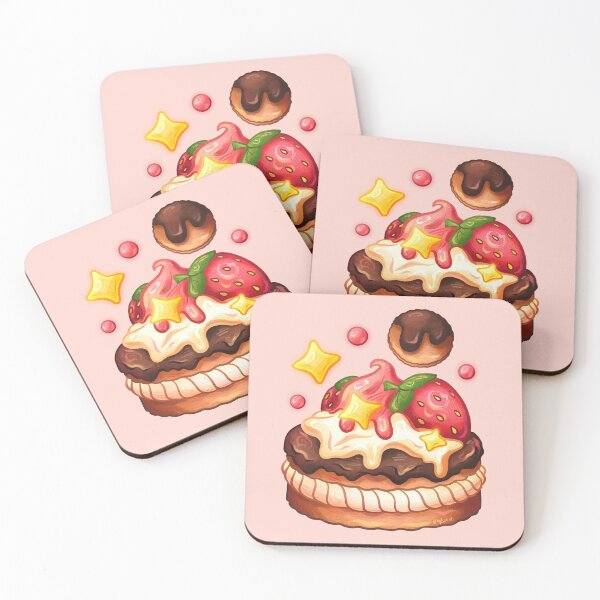 Item preview, Strawberries and Ice Cream Treat designed and sold by heysoleilart.