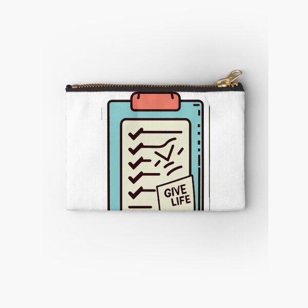 Item preview, Give Life Checklist Clipboard Design designed and sold by NiftyWrx.