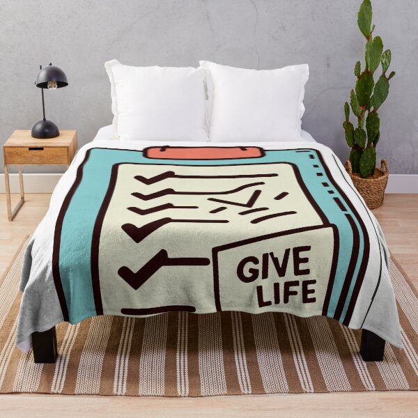 Item preview, Give Life Checklist Clipboard Design designed and sold by NiftyWrx.