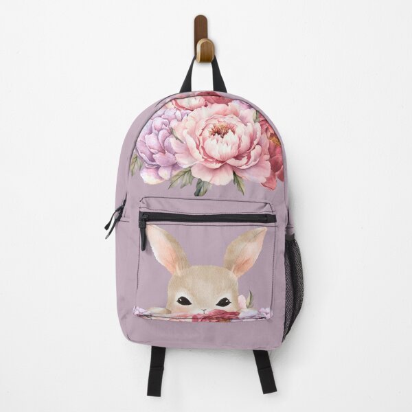 Item preview,  little easter bunny hiding / peonies  designed and sold by coloursforkids.