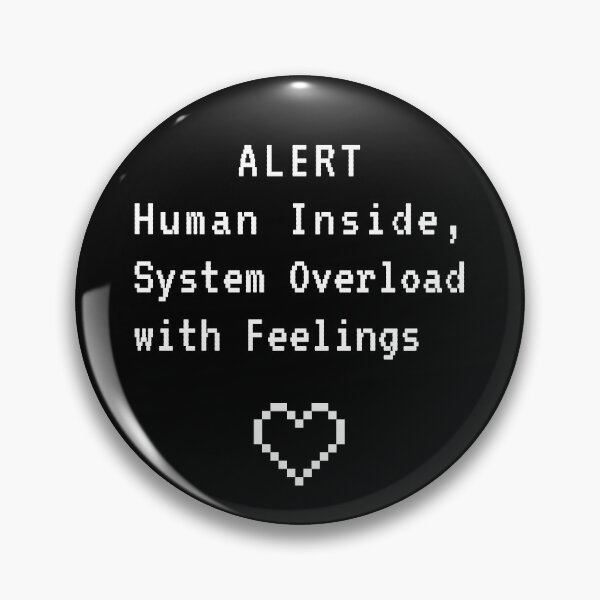 Item preview, Pixel Heart Alert : Embrace emotions - Tech Love Quip   designed and sold by pocketart2023.