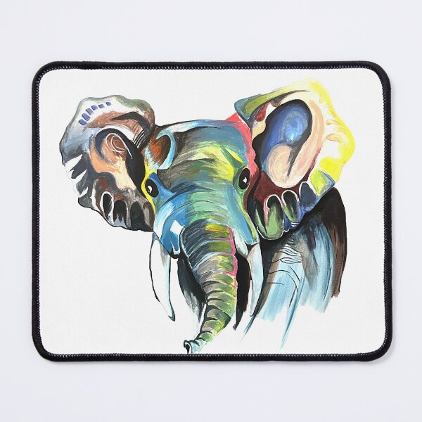 Item preview, Colourful elephant designed and sold by matttrea.