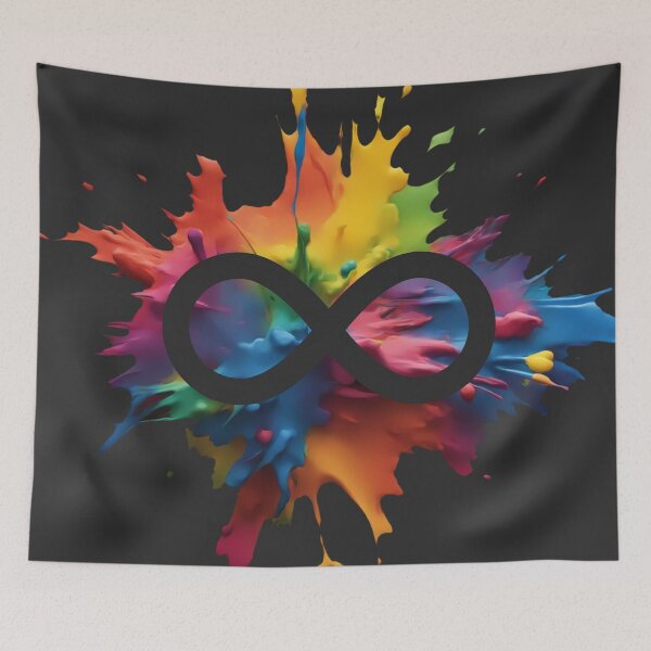 Item preview, Autism Awareness Infinity Design for Autism Pride designed and sold by kakarikihill.