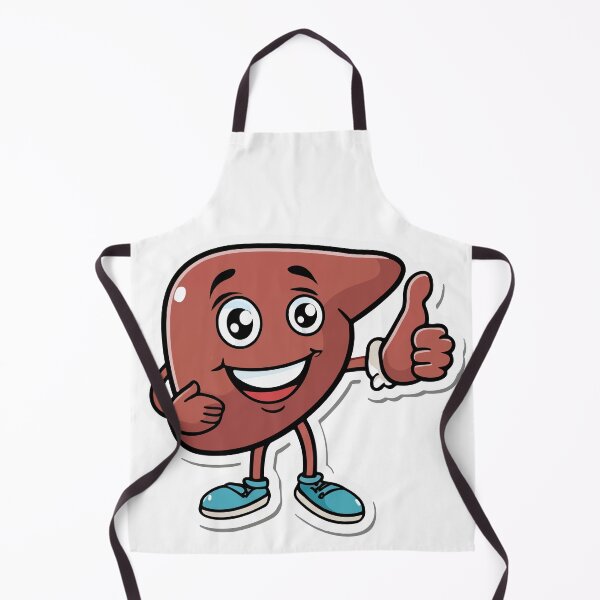 Item preview, Happy Liver Cartoon - Organ Transplant Support designed and sold by NiftyWrx.