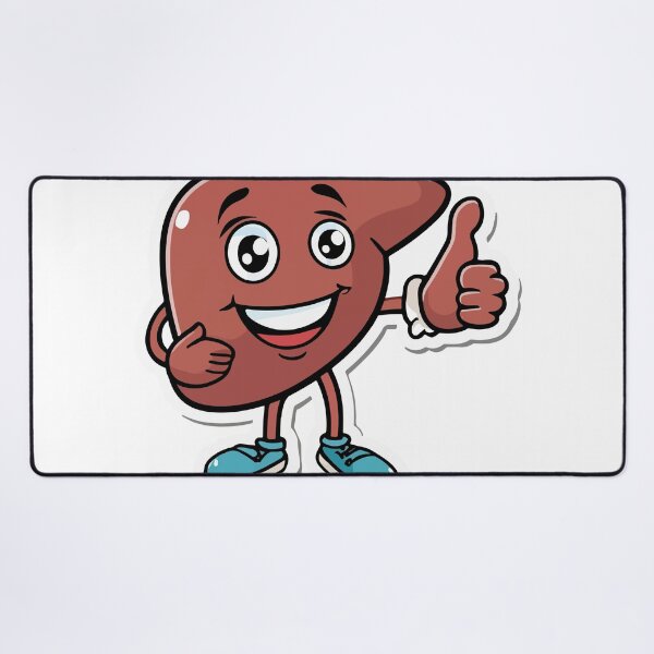 Item preview, Happy Liver Cartoon - Organ Transplant Support designed and sold by NiftyWrx.