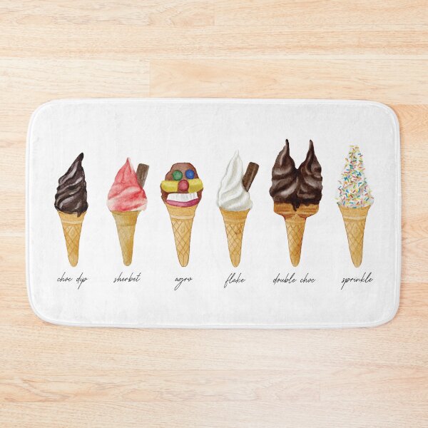 Item preview, Aussie ice creams - landscape with text designed and sold by CloverFi.