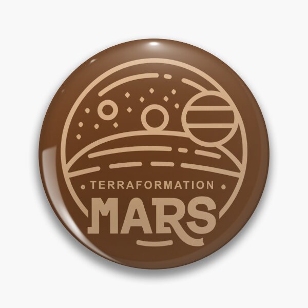 Item preview, Mars Terraformation Mission: Emblematic Circle in Brown and Cream designed and sold by SplashTastic.