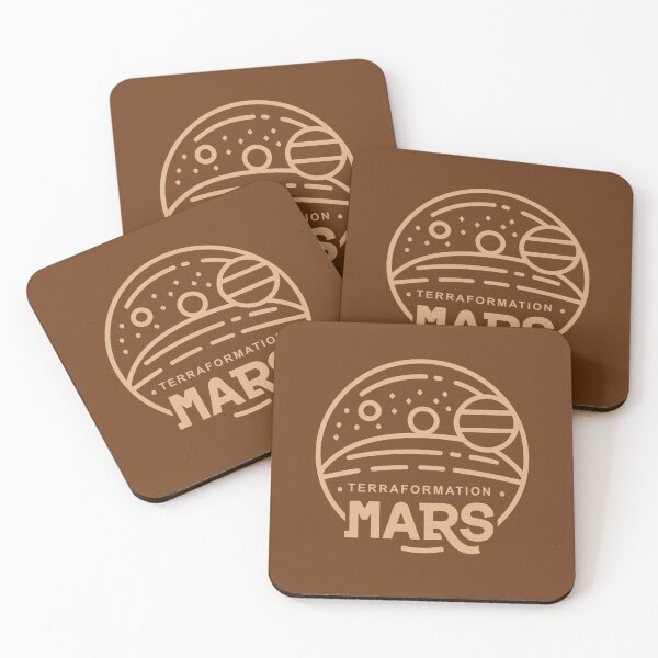 Item preview, Mars Terraformation Mission: Emblematic Circle in Brown and Cream designed and sold by SplashTastic.