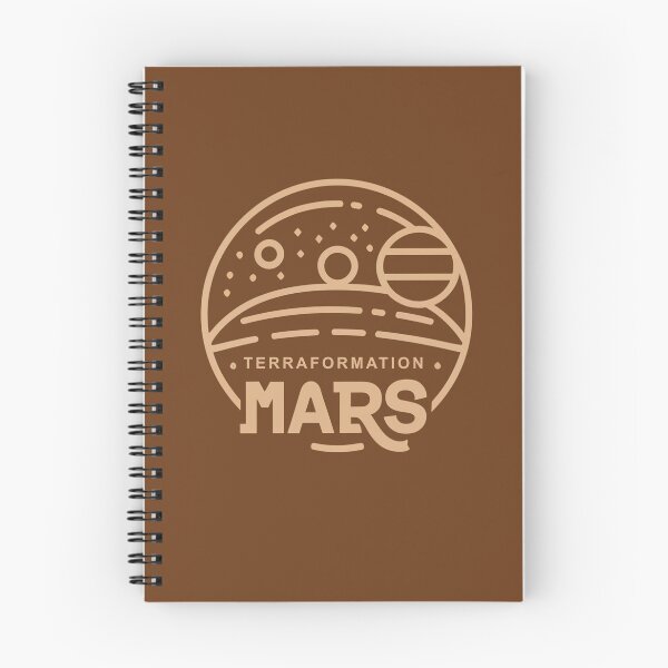 Item preview, Mars Terraformation Mission: Emblematic Circle in Brown and Cream designed and sold by SplashTastic.