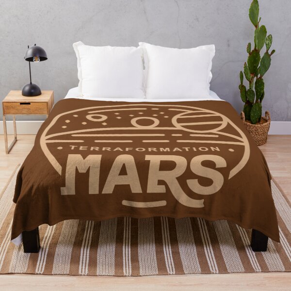 Item preview, Mars Terraformation Mission: Emblematic Circle in Brown and Cream designed and sold by SplashTastic.