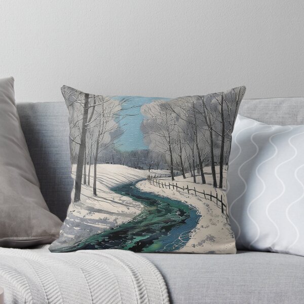 Item preview, Snow Covered The River designed and sold by Michealfashion.