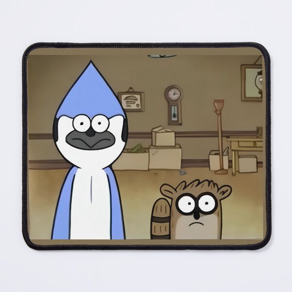 Item preview, Mordecai and Rigby designed and sold by Mossandfauna.