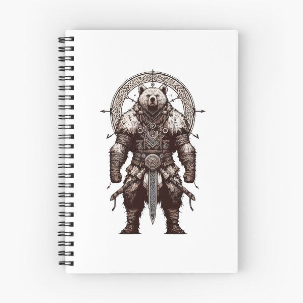 Item preview, Norse Mythology Viking Warrior Bear Berserker designed and sold by TomFrontierArt.