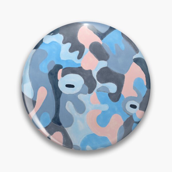 Item preview, Sheep Abstract in Blues and Pink designed and sold by inklets.