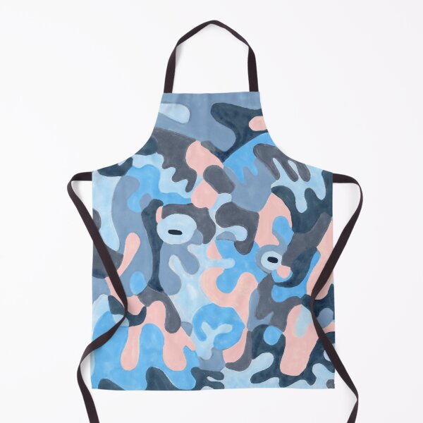 Item preview, Sheep Abstract in Blues and Pink designed and sold by inklets.