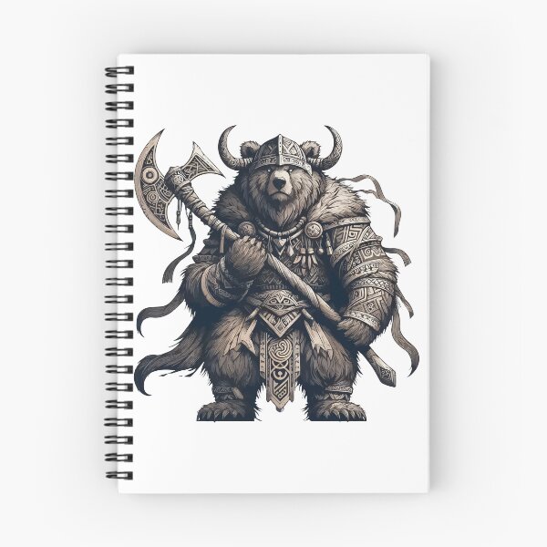 Item preview, Norse Mythology Viking Warrior Bear Berserker designed and sold by TomFrontierArt.