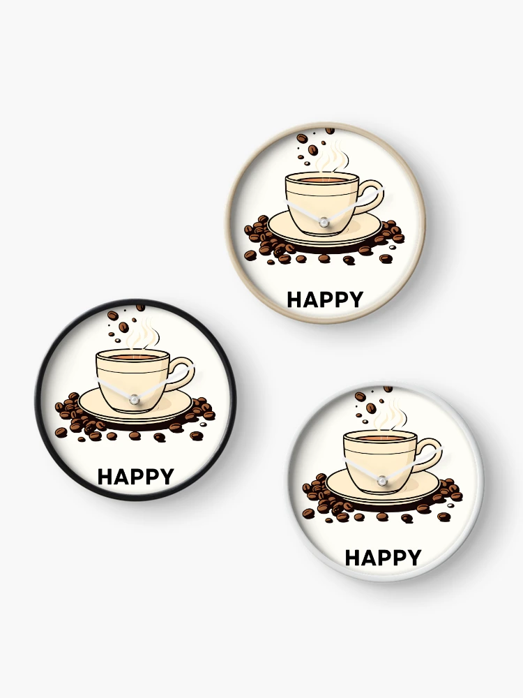 Thumbnail 3 of 4, Clock, Java Joyride designed and sold by CaffeineDose.
