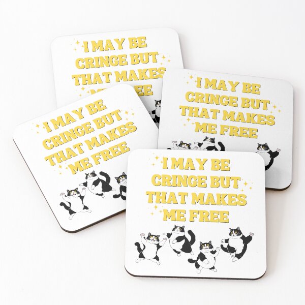 Item preview, I May Be Cringe But That Makes Me Free T-Shirt and Sticker designed and sold by DiverseDazzle.