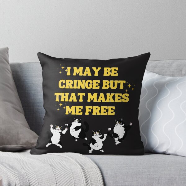 Item preview, I May Be Cringe But That Makes Me Free T-Shirt and Sticker designed and sold by DiverseDazzle.