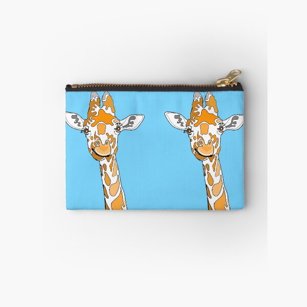 Item preview, Giraffe Portrait On Blue designed and sold by Adam Regester.