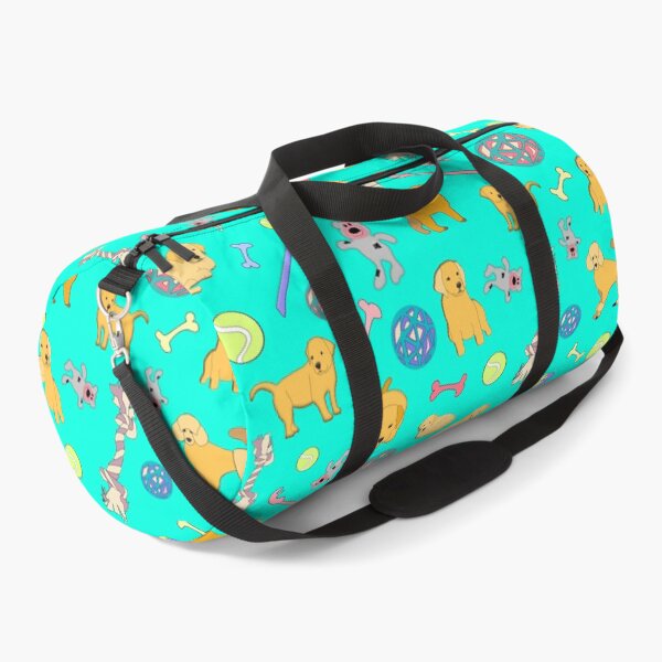 Item preview, Puppies and their toys (Teal) designed and sold by LisbethSalter.