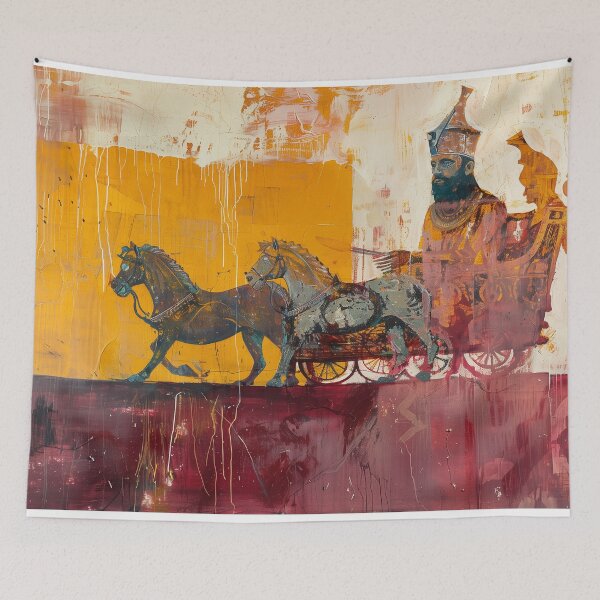 Item preview, the King on the Chariot designed and sold by PricklyPeanut.