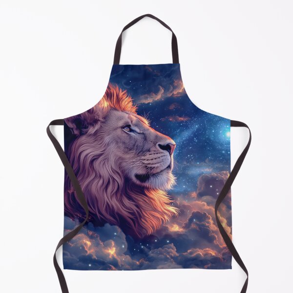 Item preview, Majestic Galaxy Lion Space Art - Vivid Celestial Lion Illustration designed and sold by Parkerzz.