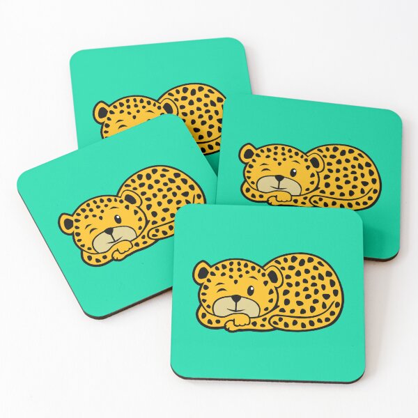Item preview, SLEEPING CUTE LEOPARD designed and sold by CutOriginalArt.