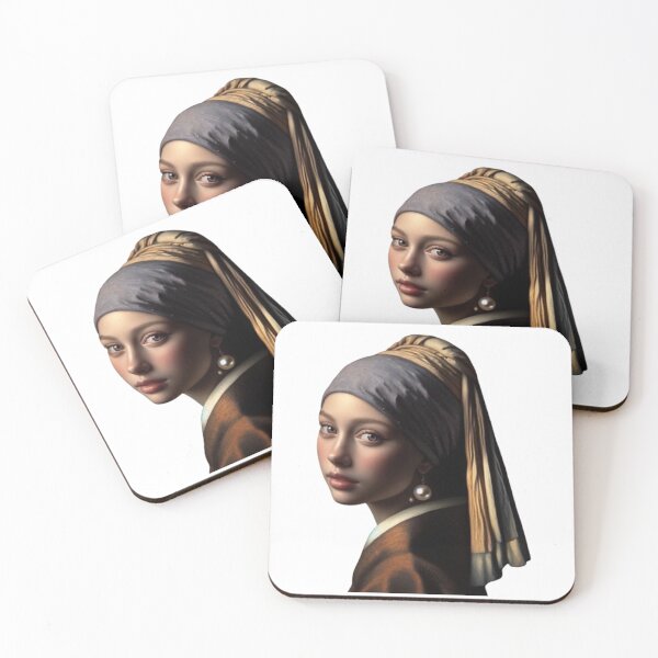 Item preview, Girl With The Pearl Earring  designed and sold by Mich' Micha ⭐⭐⭐⭐⭐.