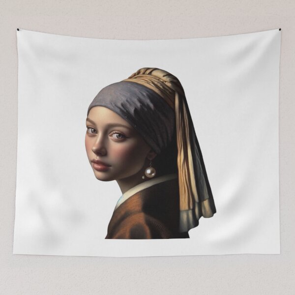 Item preview, Girl With The Pearl Earring  designed and sold by Mich' Micha ⭐⭐⭐⭐⭐.