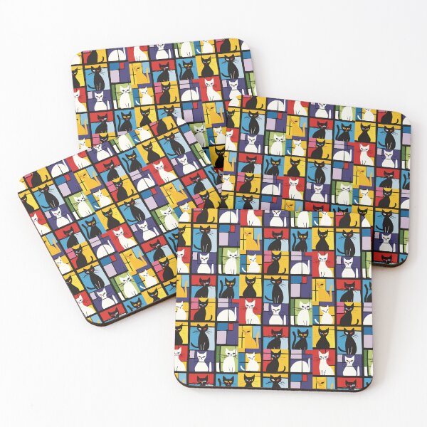 Item preview, Colorful Cat Abstract designed and sold by Piotrek0001.